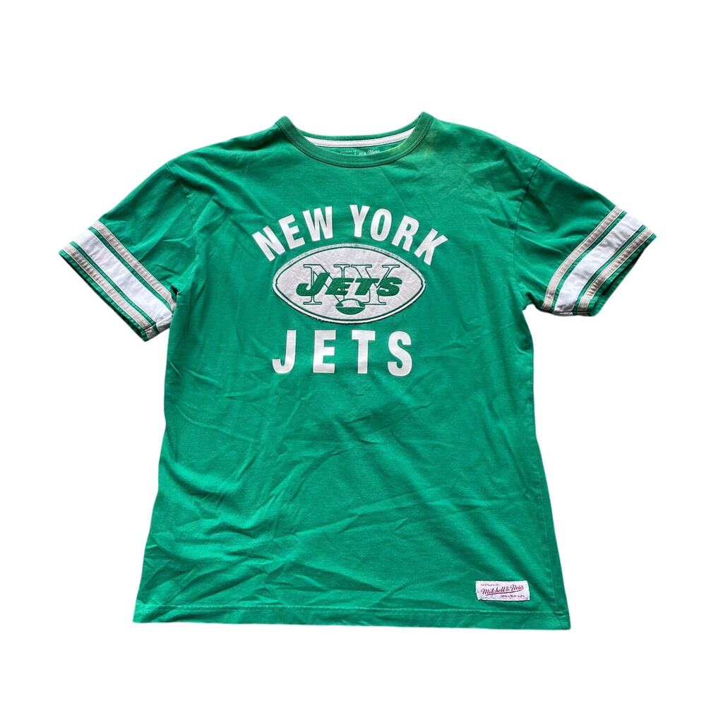 NFL New York Jets retro style graphic tee blockette core size XL